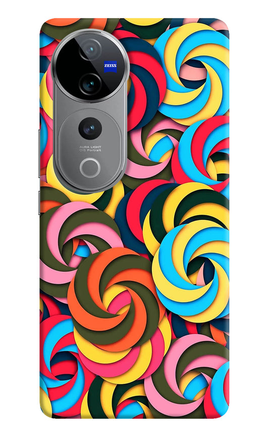 Spiral Pattern Vivo V40 Pro 5G Back Cover