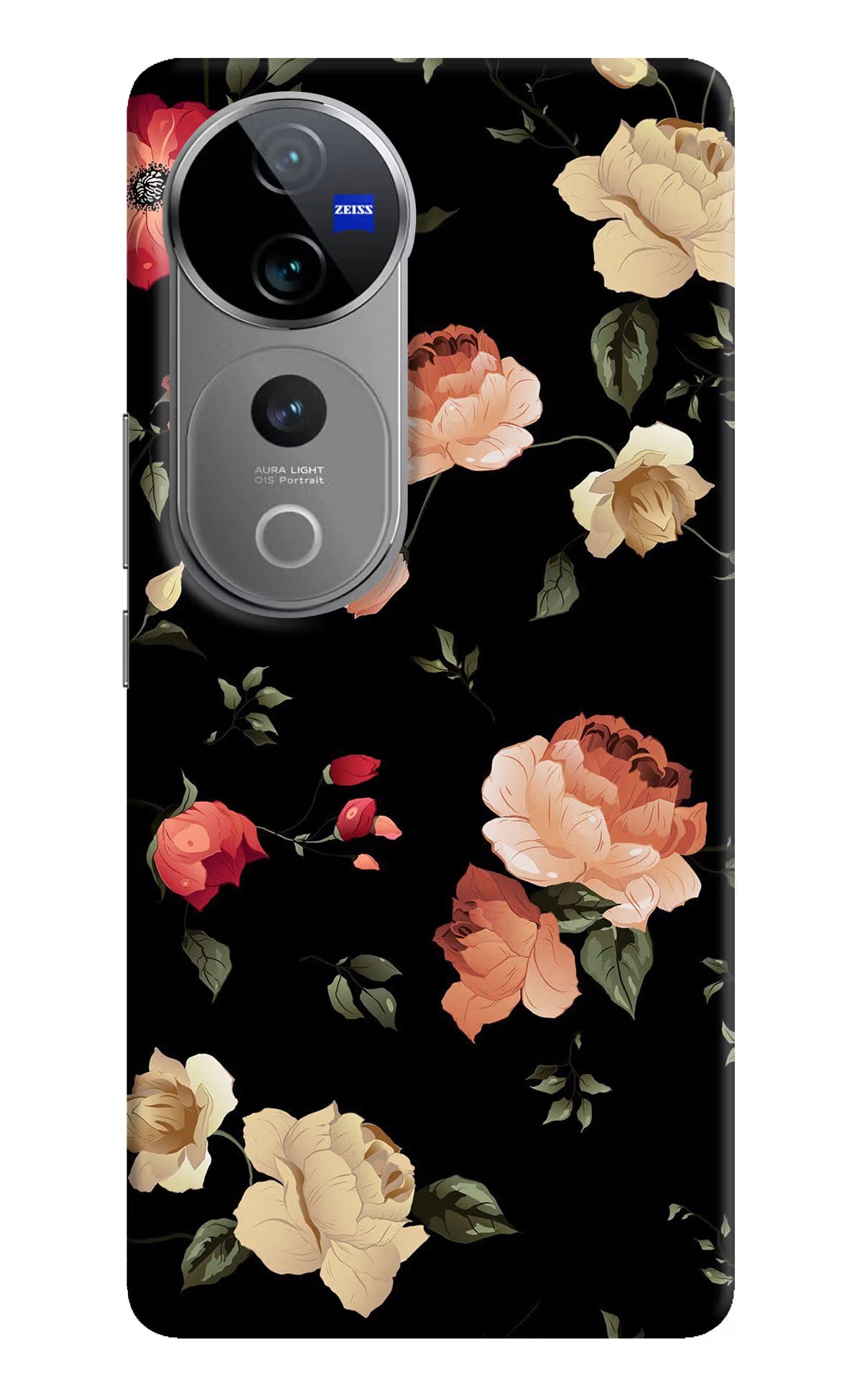 Flowers Vivo V40 Pro 5G Hard Case Back Cover by Casekaro