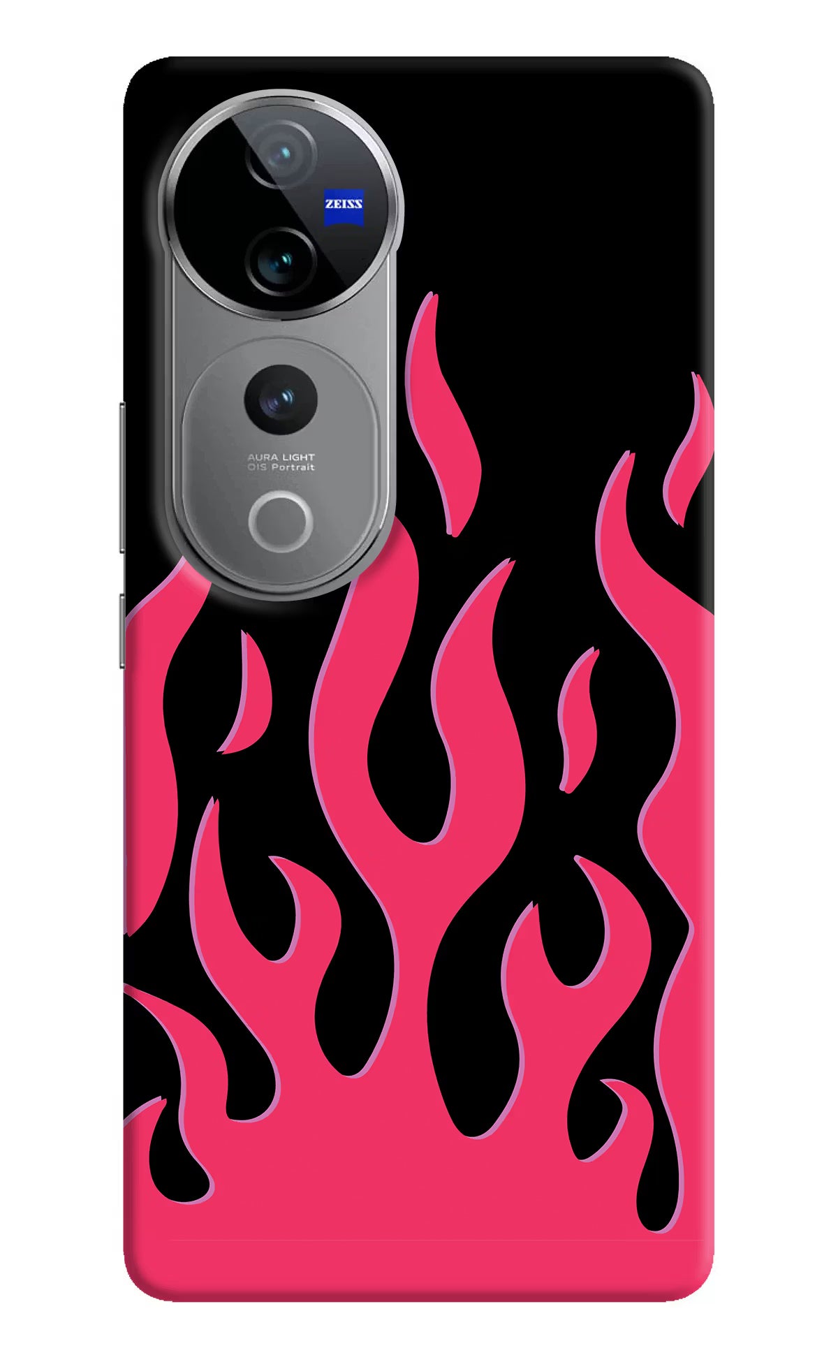 Fire Flames Vivo V40 Pro 5G Hard Case Back Cover by Casekaro