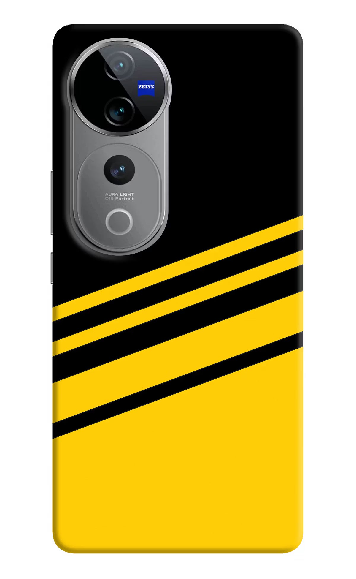 Yellow Shades Vivo V40 Pro 5G Hard Case Back Cover by Casekaro