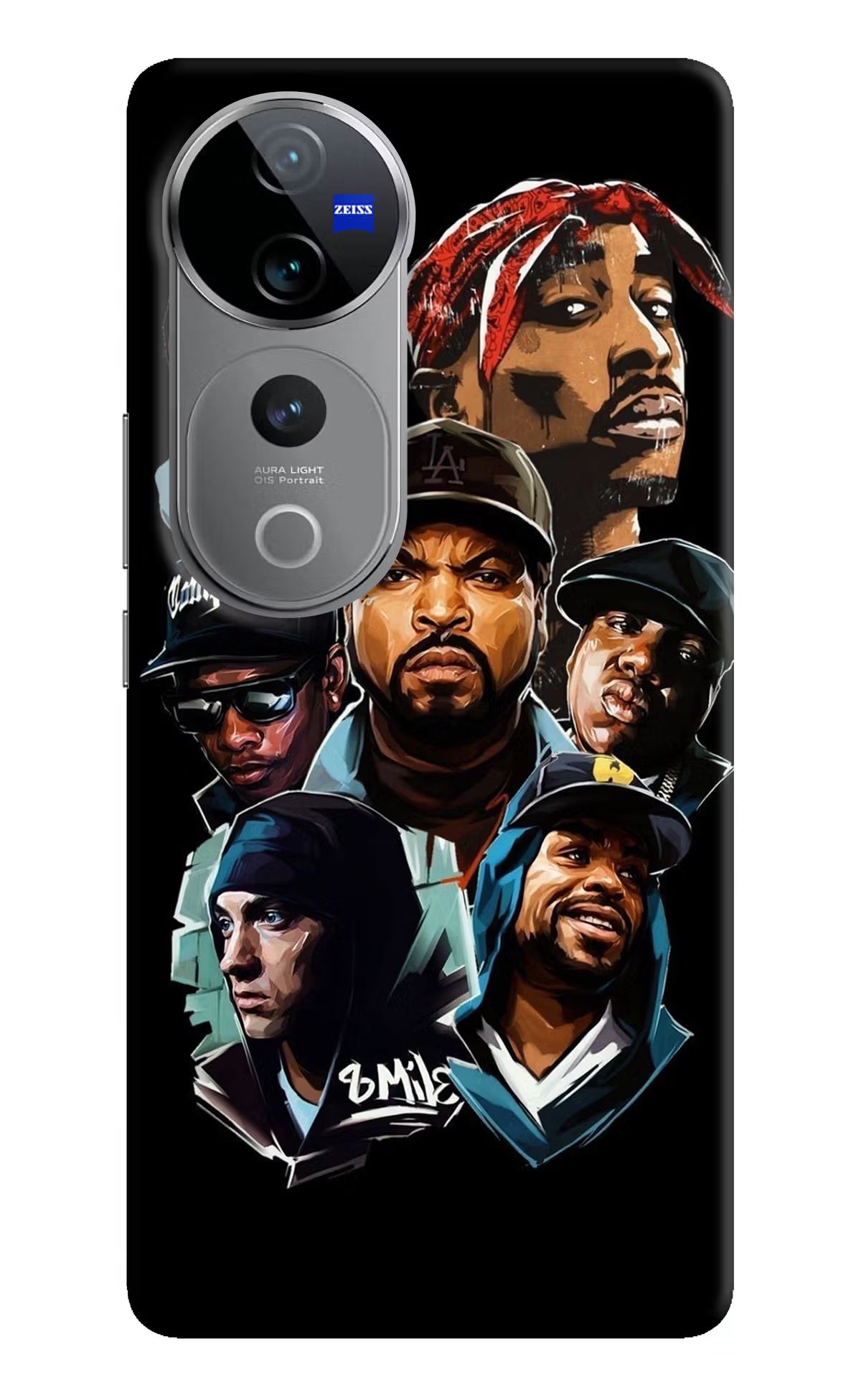 Rappers Vivo V40 Pro 5G Hard Case Back Cover by Casekaro