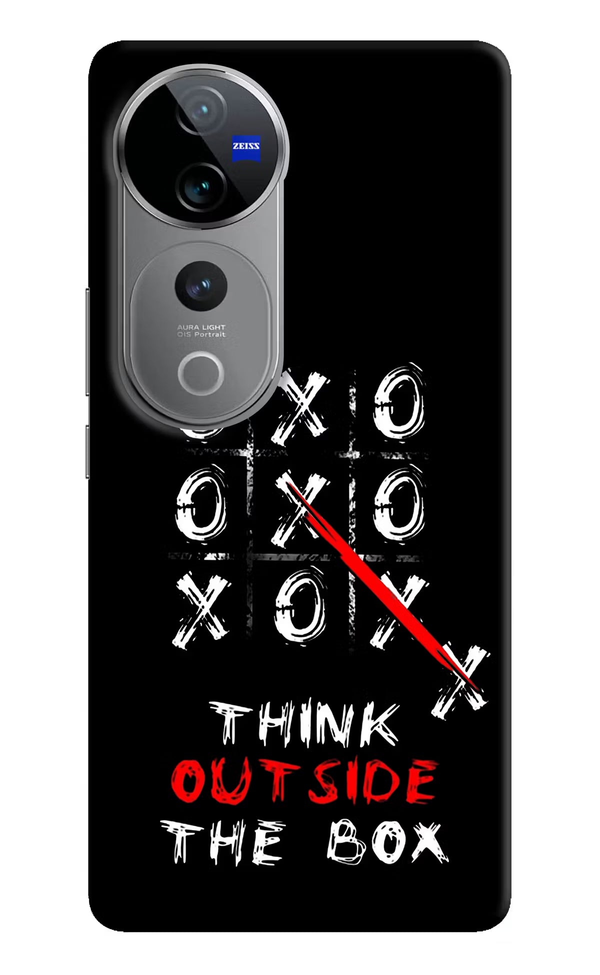 Think out of the BOX Vivo V40 Pro 5G Hard Case Back Cover by Casekaro