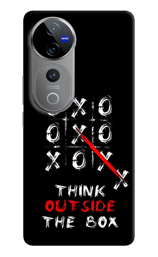 Think out of the BOX Vivo V40 Pro 5G Hard Case Back Cover by Casekaro