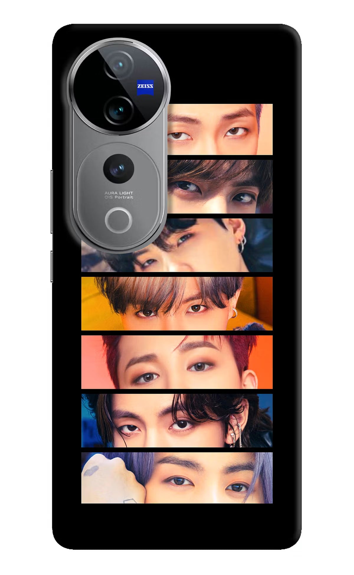 BTS Eyes Vivo V40 Pro 5G Hard Case Back Cover by Casekaro
