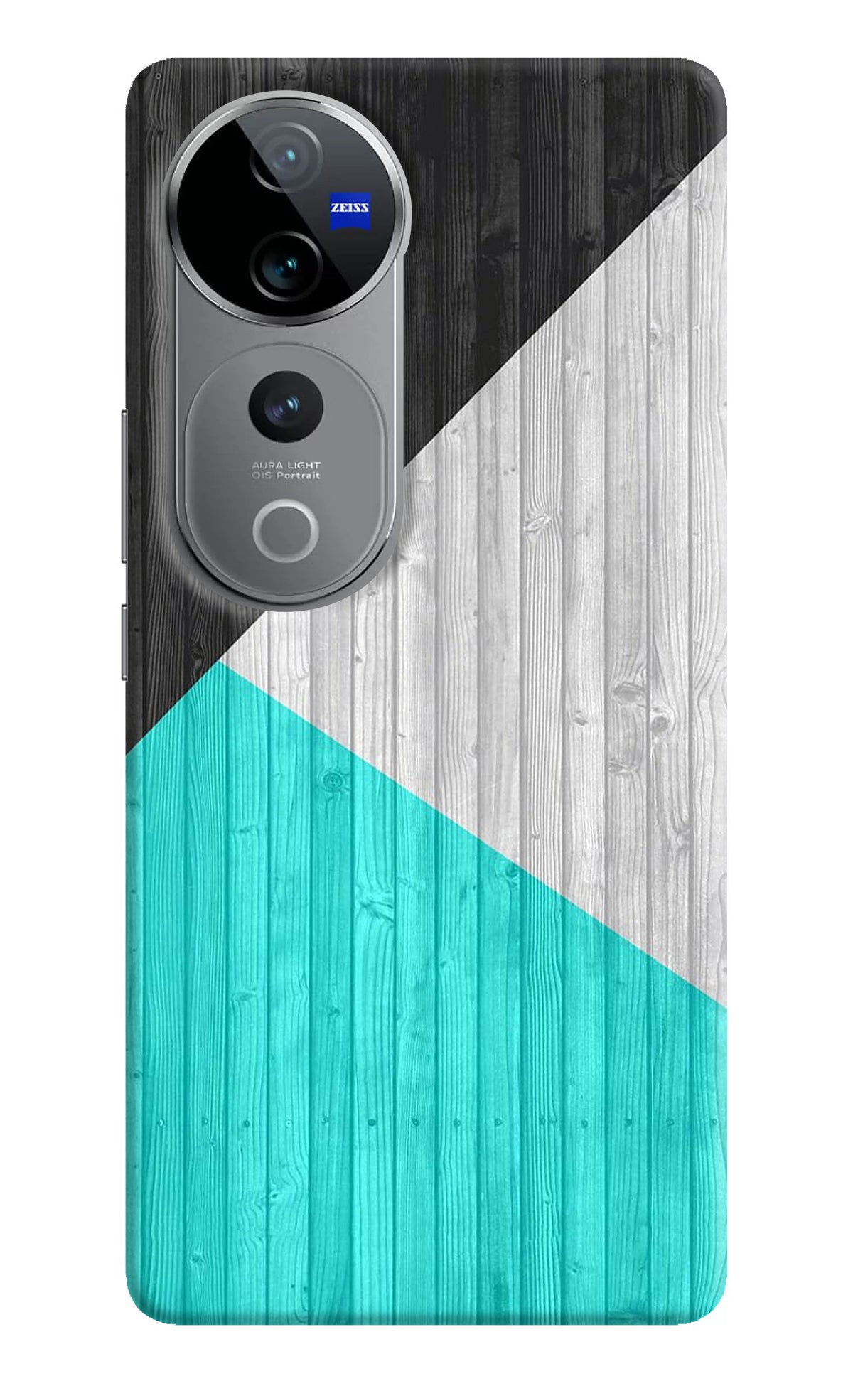 Wooden Abstract Vivo V40 Pro 5G Back Cover