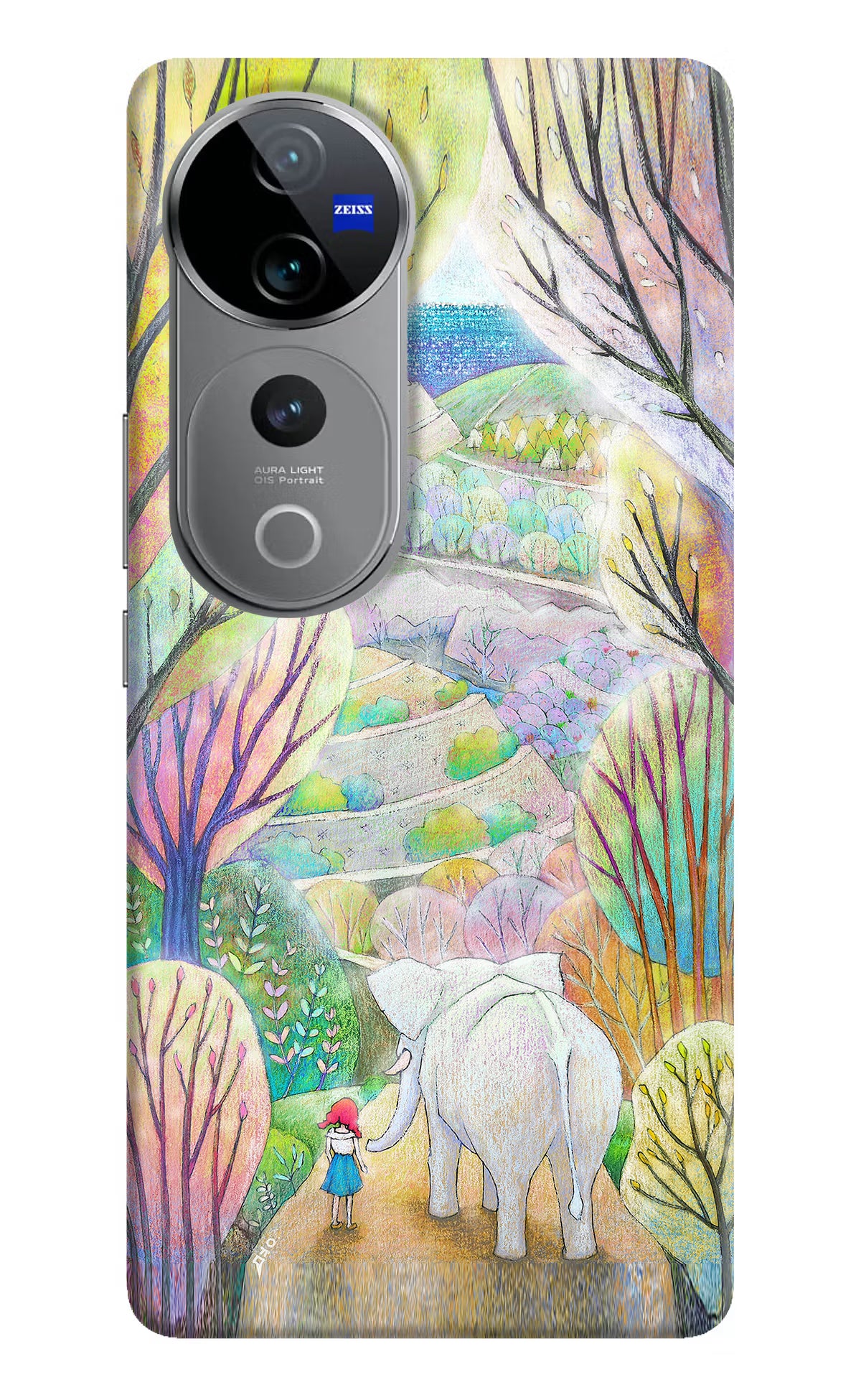 Nature Painting Vivo V40 Pro 5G Hard Case Back Cover by Casekaro
