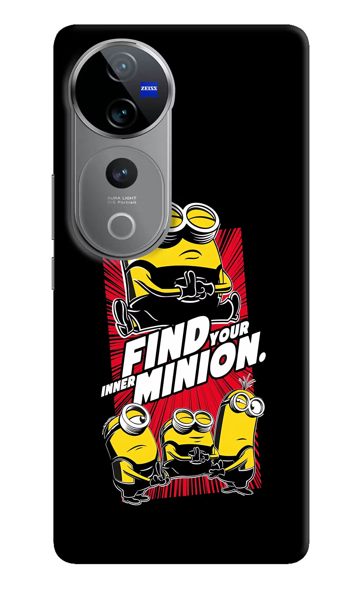 Find your inner Minion Vivo V40 Pro 5G Hard Case Back Cover by Casekaro