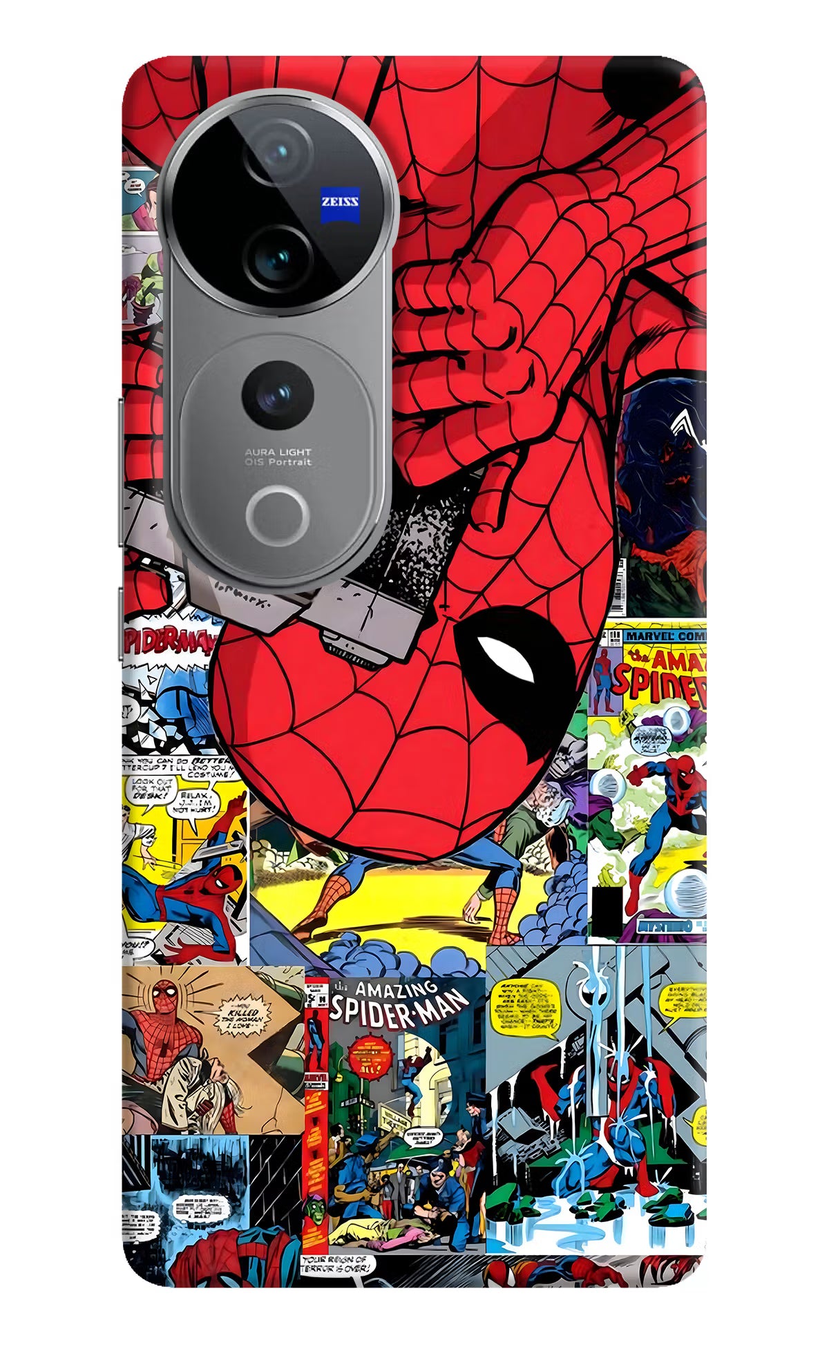 Spider Man Vivo V40 Pro 5G Hard Case Back Cover by Casekaro