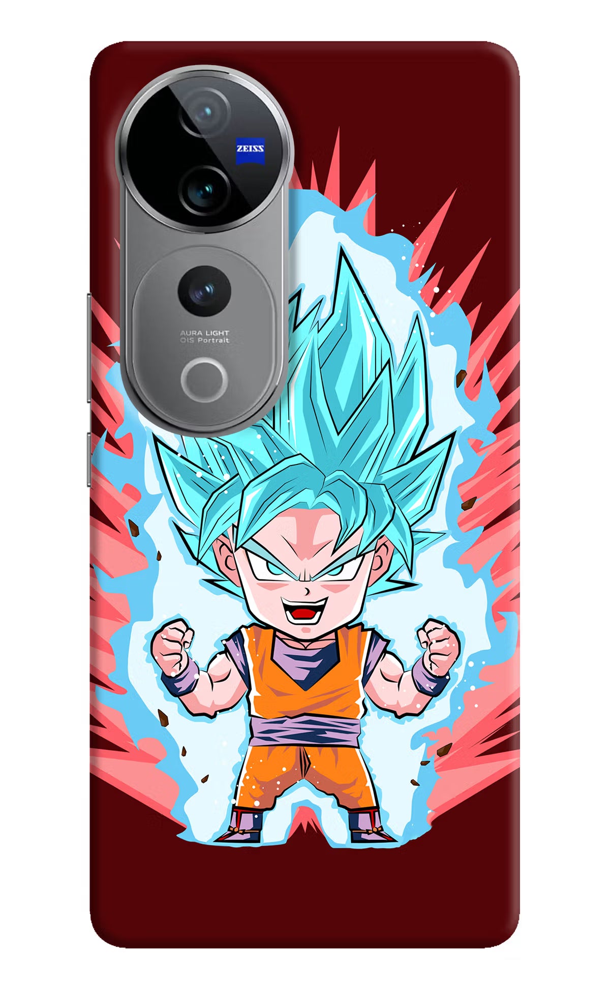 Goku Little Vivo V40 Pro 5G Hard Case Back Cover by Casekaro