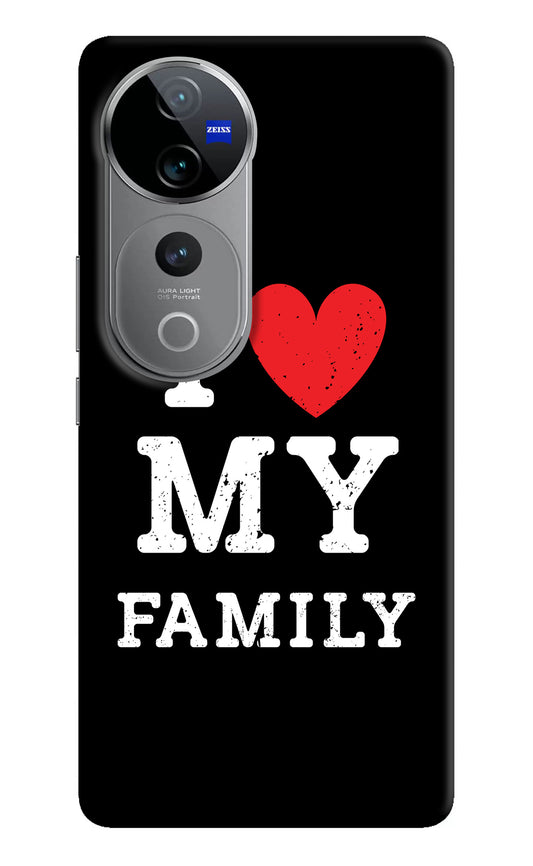 I Love My Family Vivo V40 Pro 5G Back Cover