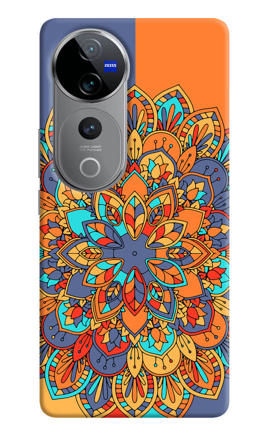 Color Mandala Vivo V40 Pro 5G Hard Case Back Cover by Casekaro