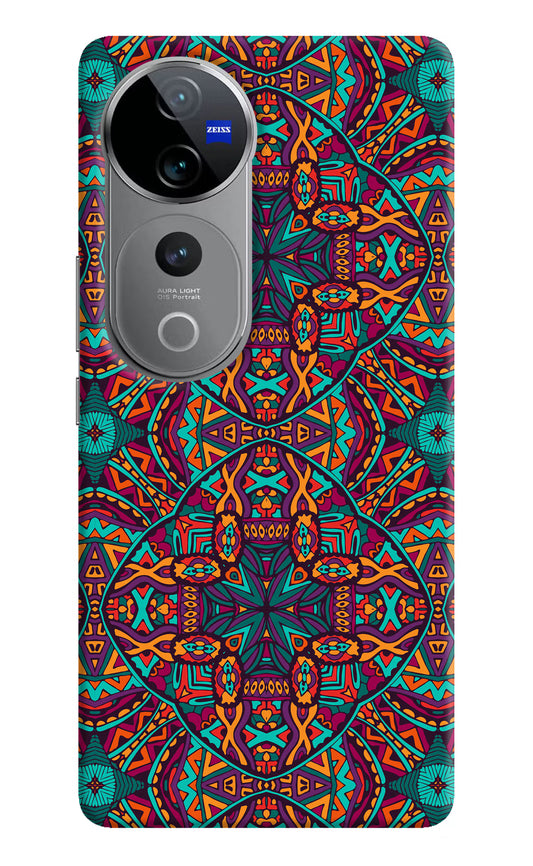 Colour Mandala Vivo V40 Pro 5G Hard Case Back Cover by Casekaro
