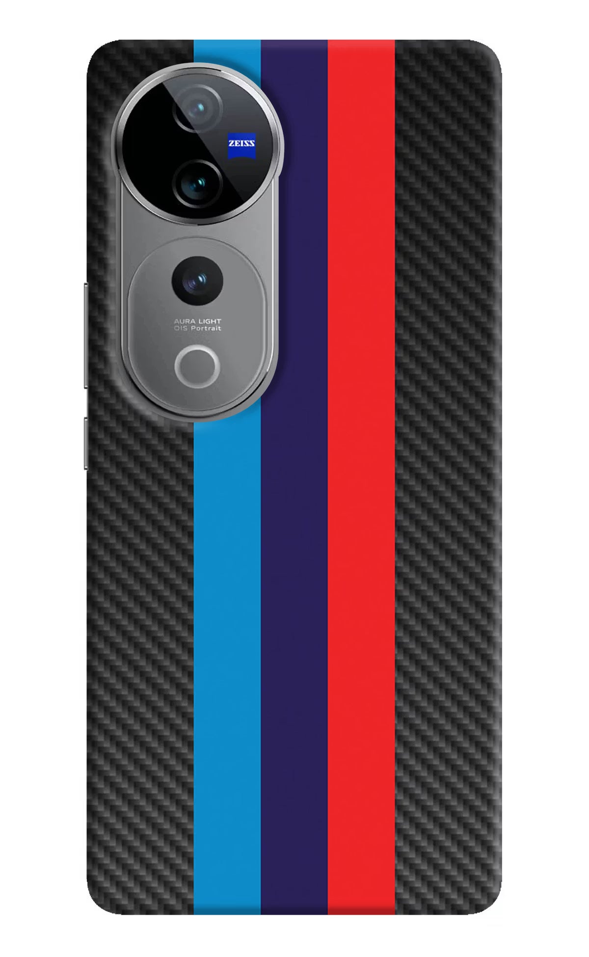BMW Stripes Pattern Vivo V40 Pro 5G Hard Case Back Cover by Casekaro