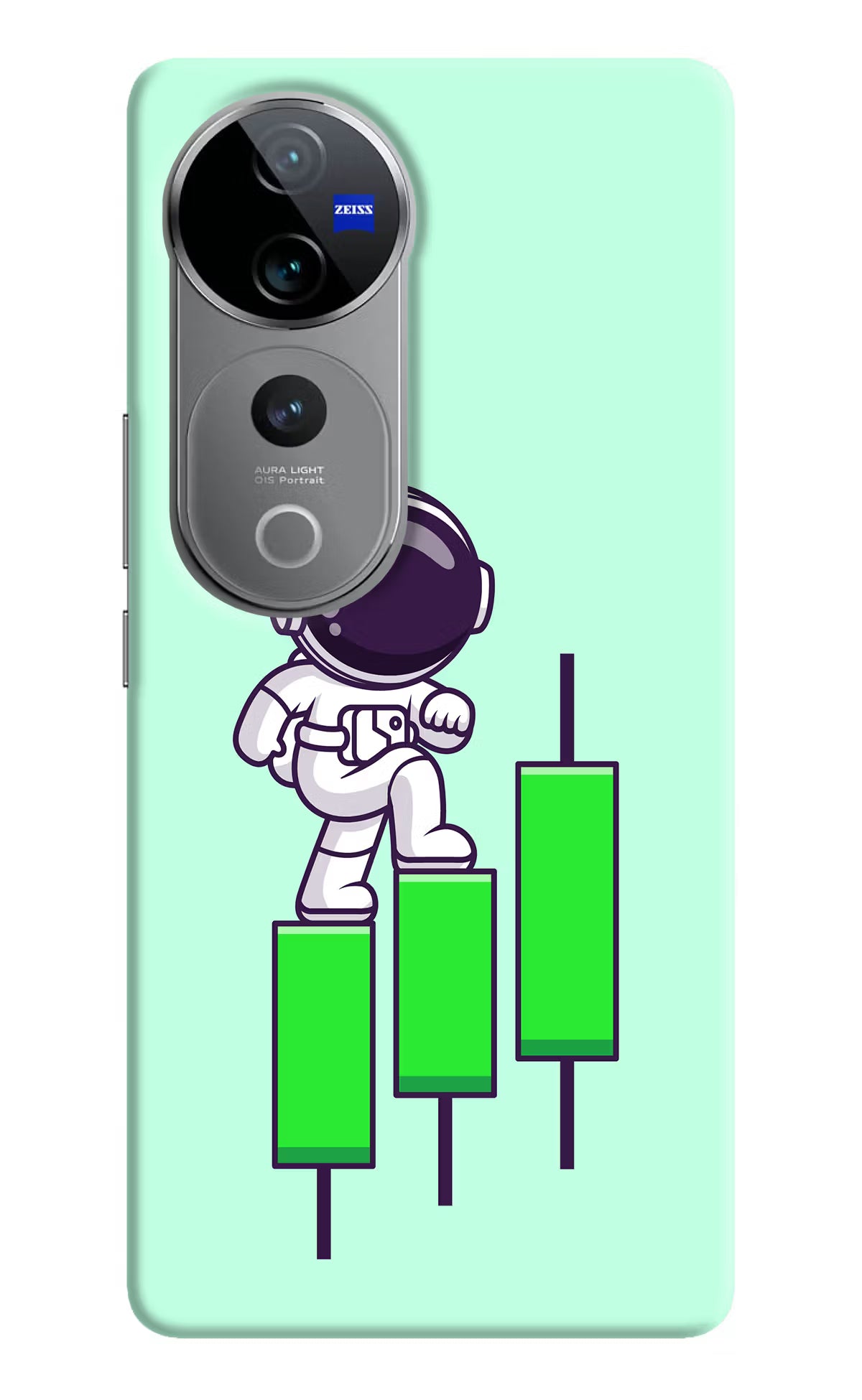 Astronaut Trader Vivo V40 Pro 5G Hard Case Back Cover by Casekaro