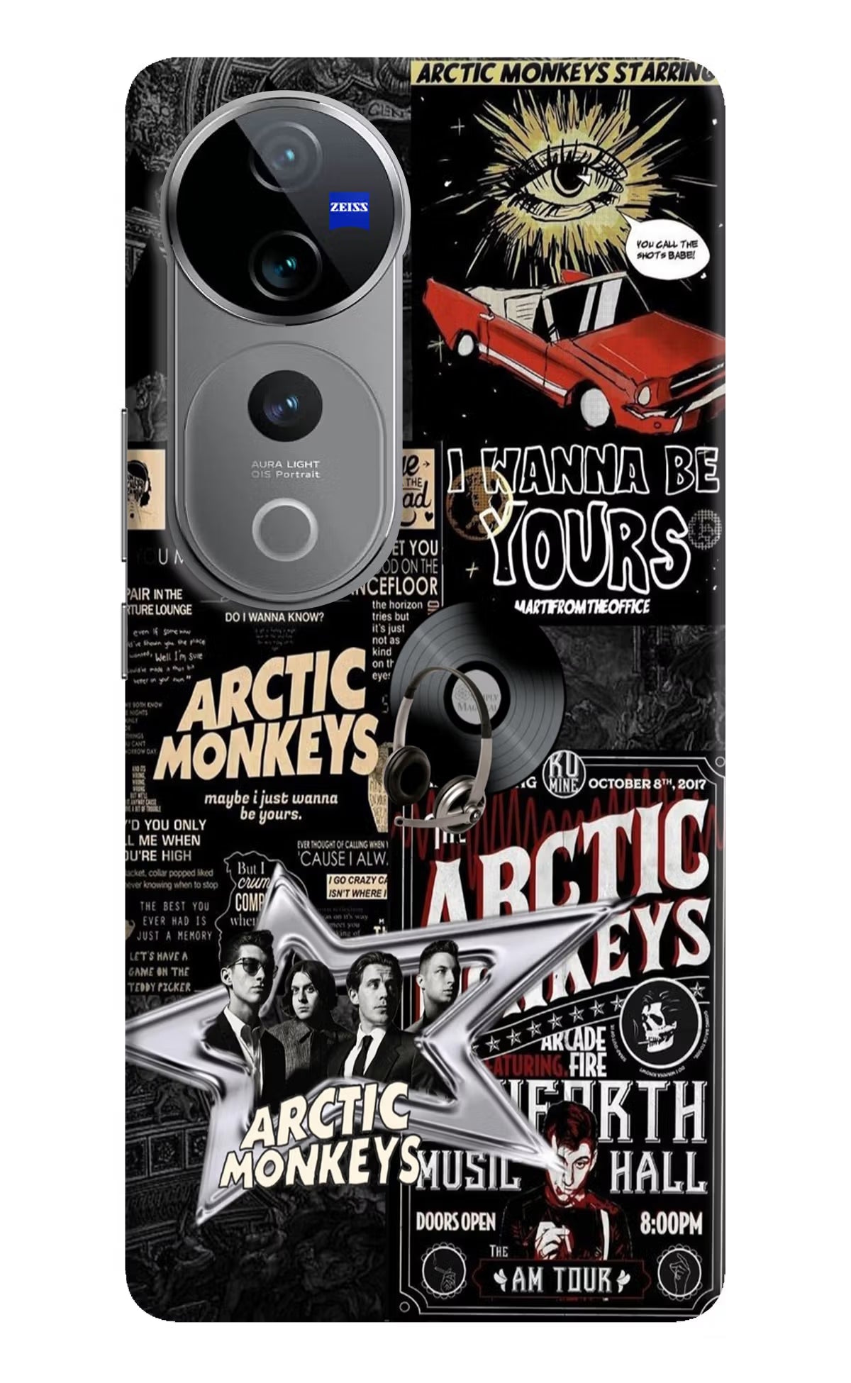 Arctic Monkeys Vivo V40 Pro 5G Hard Case Back Cover by Casekaro
