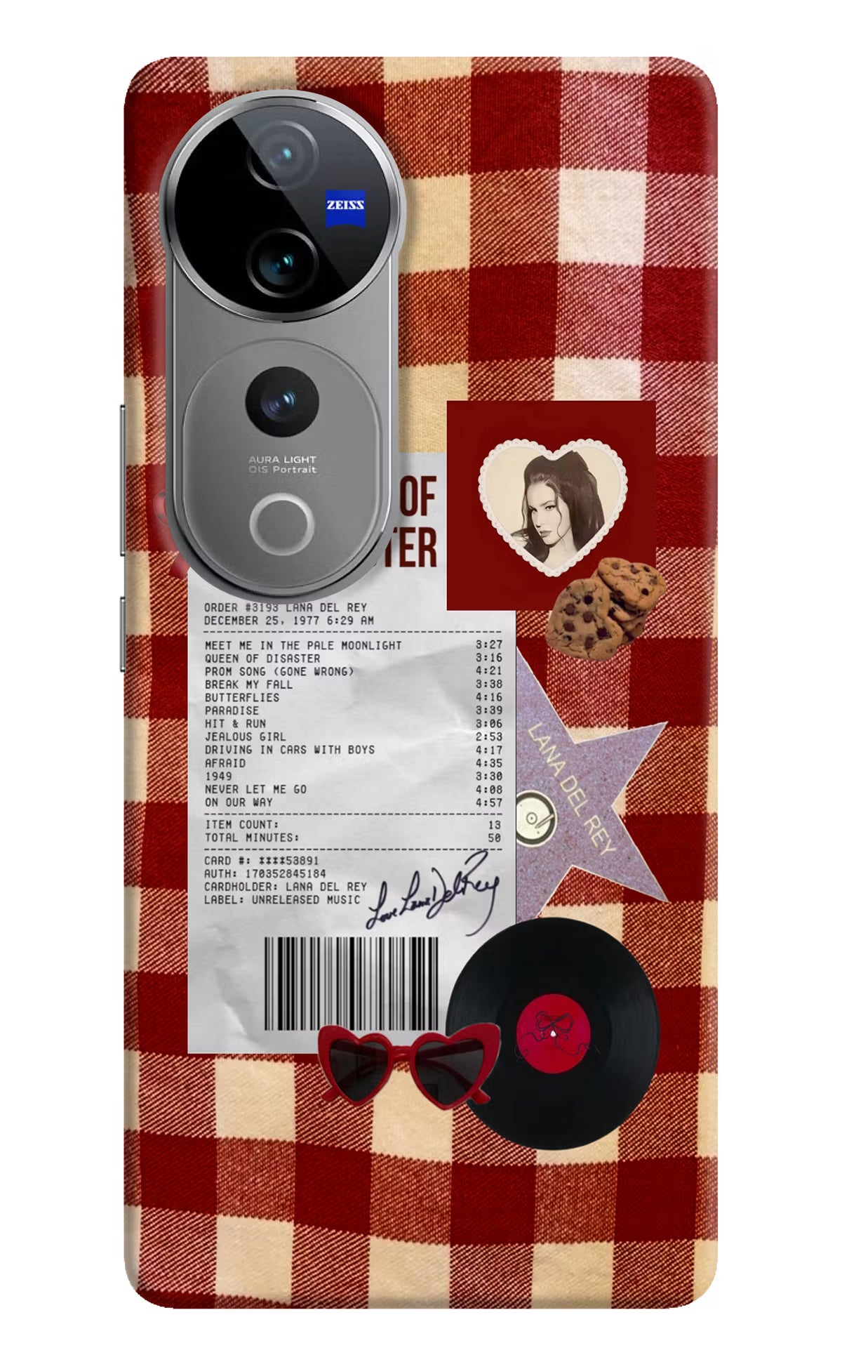 Queen of Disaster Vivo V40 Pro 5G Hard Case Back Cover by Casekaro