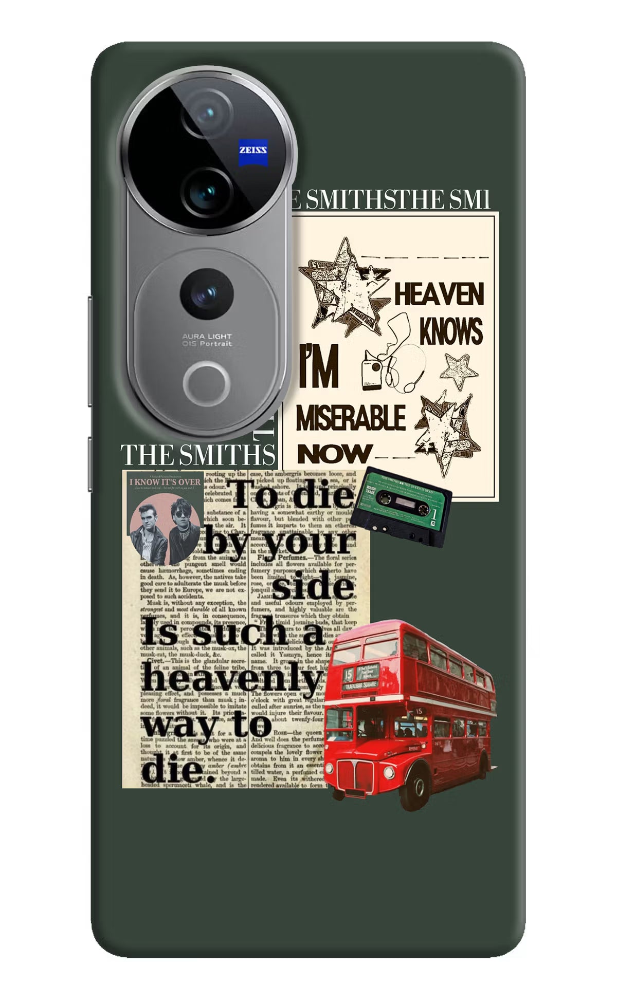 The Smiths Vivo V40 Pro 5G Hard Case Back Cover by Casekaro