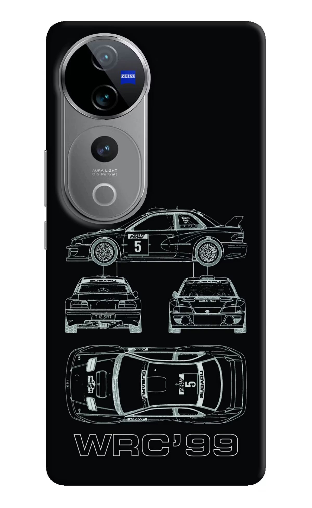 WRC'99 Vivo V40 Pro 5G Hard Case Back Cover by Casekaro