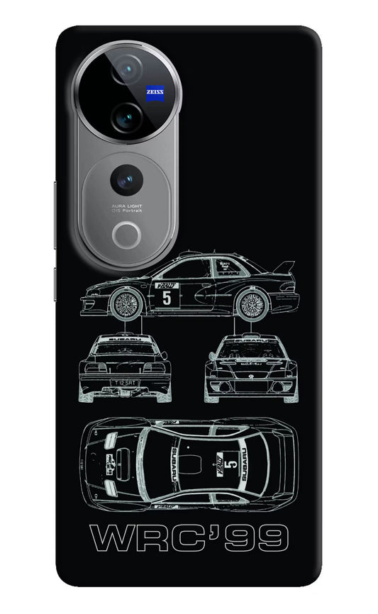 WRC'99 Vivo V40 Pro 5G Hard Case Back Cover by Casekaro