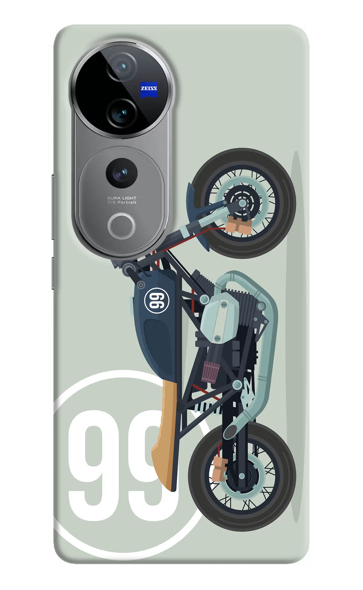 Classic Cafe Racer 99 Vivo V40 Pro 5G Hard Case Back Cover by Casekaro