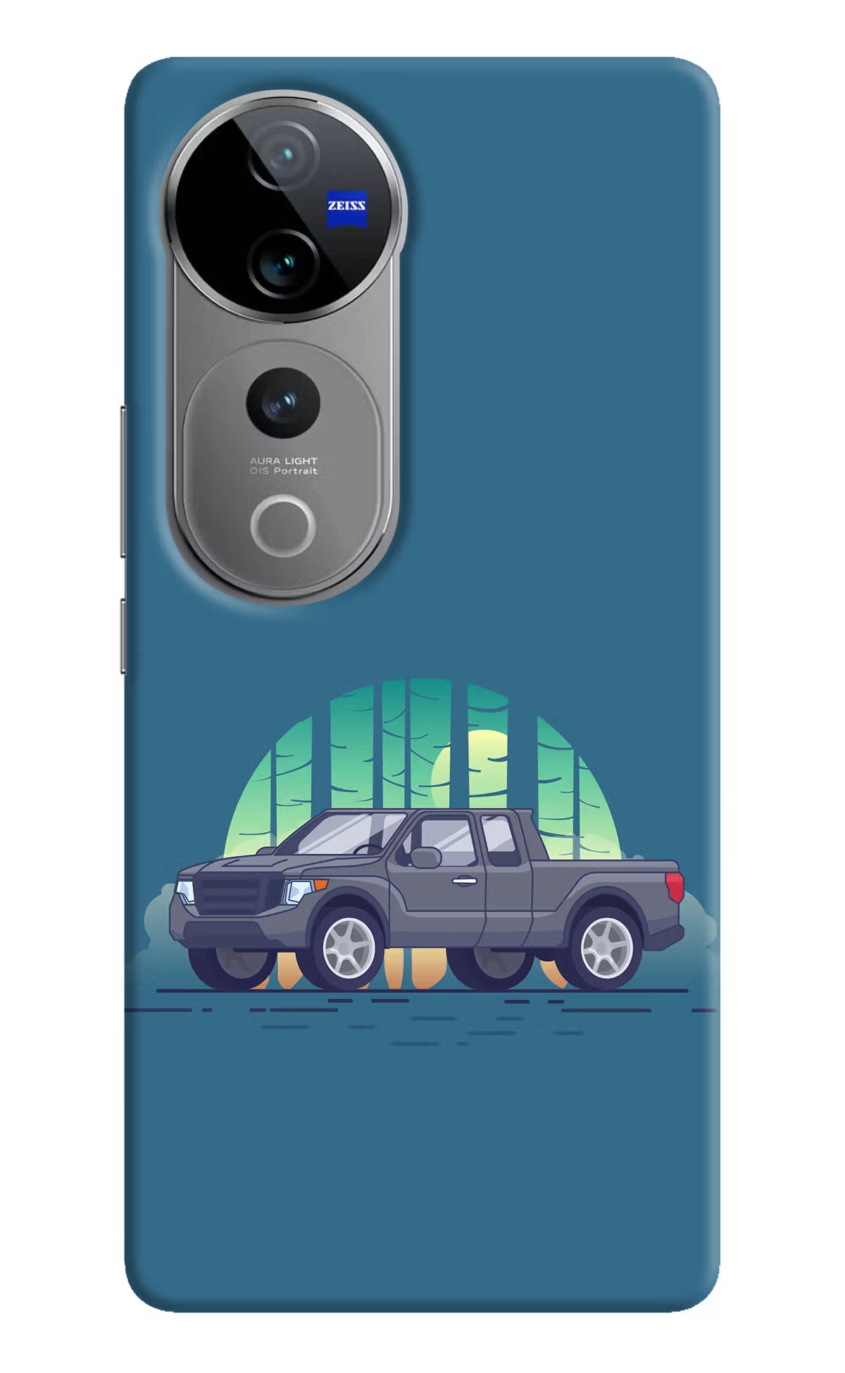 Retro Garage Vibe Vivo V40 Pro 5G Hard Case Back Cover by Casekaro