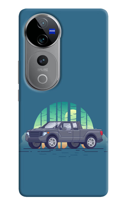 Retro Garage Vibe Vivo V40 Pro 5G Hard Case Back Cover by Casekaro