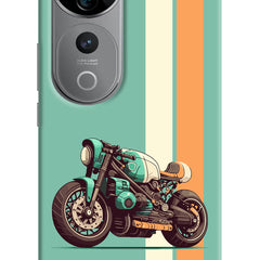 Striped Moto Drift Vivo V40 Pro 5G Hard Case Back Cover by Casekaro