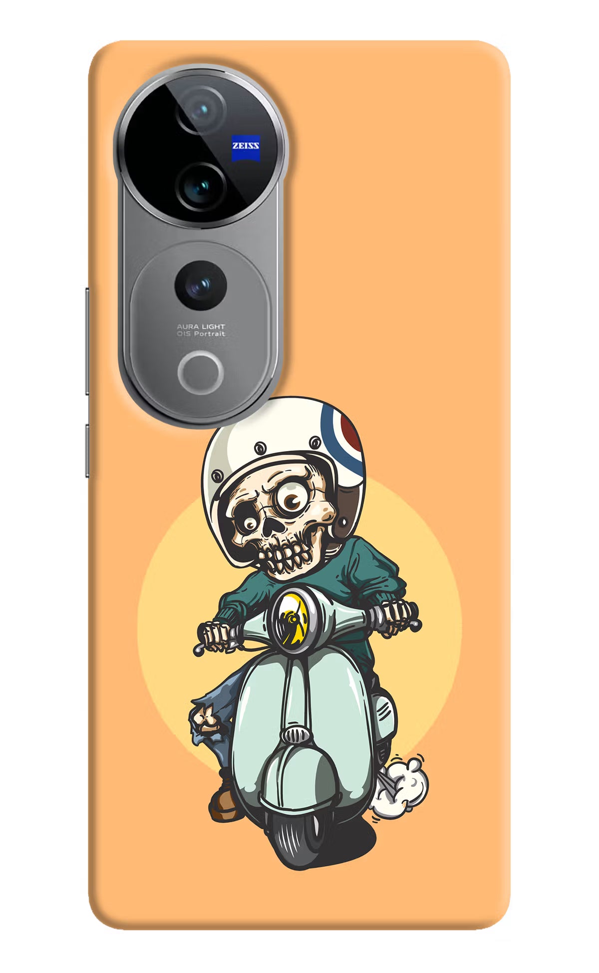 Undead Biker Vivo V40 Pro 5G Hard Case Back Cover by Casekaro