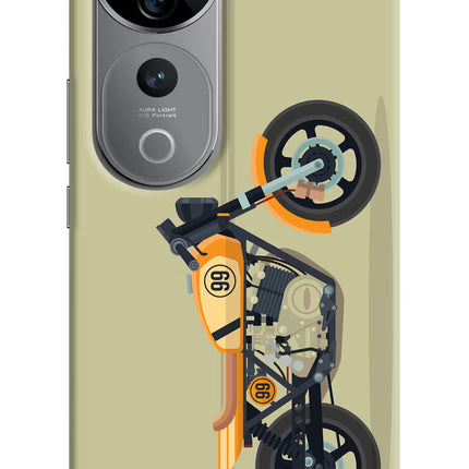 Vertical Speedster Vivo V40 Pro 5G Hard Case Back Cover by Casekaro