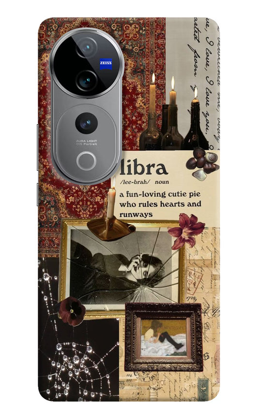 Libra Zodiac Vivo V40 Pro 5G Hard Case Back Cover by Casekaro