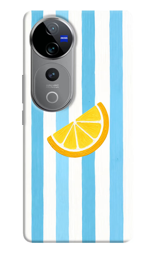 Summer Lemon Vivo V40 Pro 5G Hard Case Back Cover by Casekaro