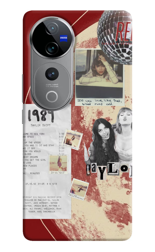 Taylor Swift Vivo V40 Pro 5G Hard Case Back Cover by Casekaro