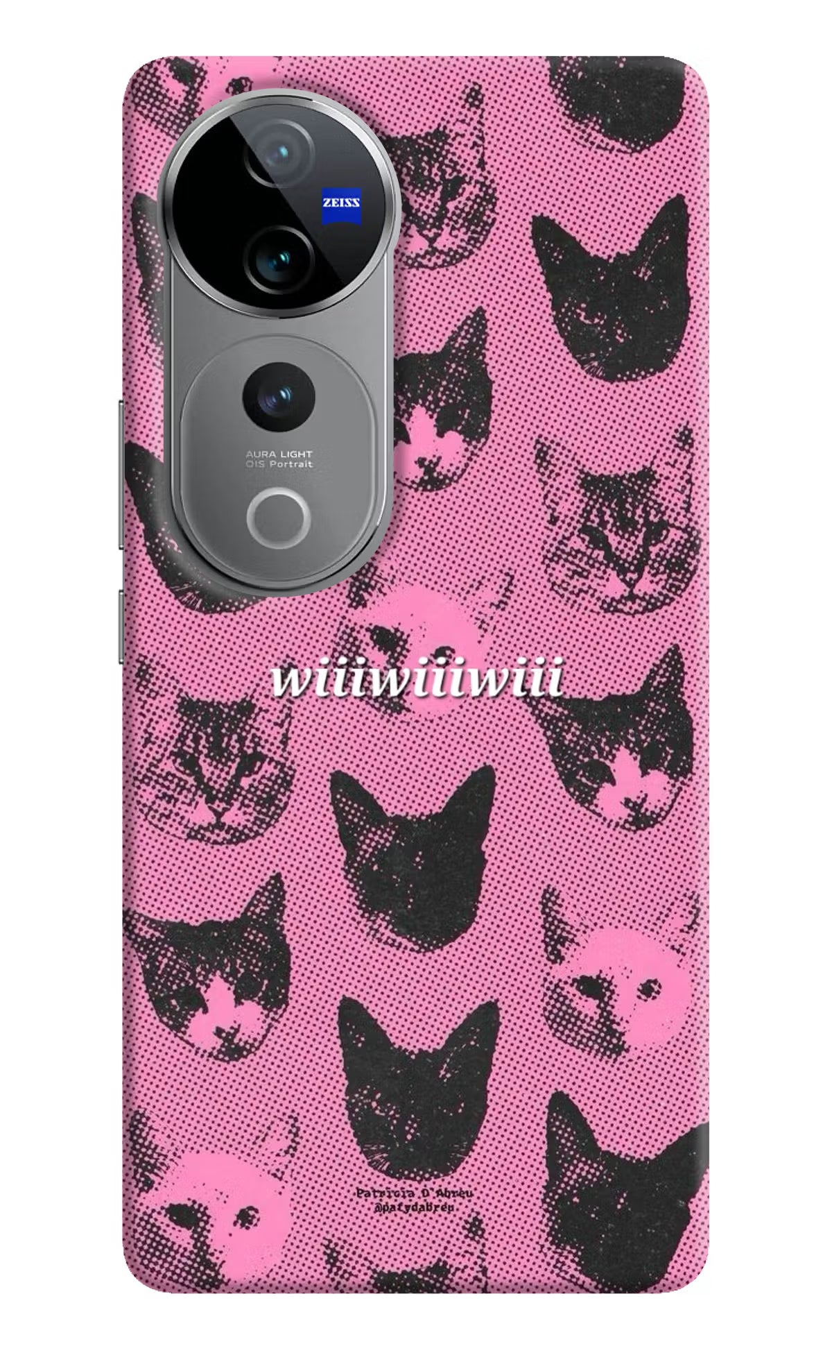 Pink Cats Vivo V40 Pro 5G Back Cover