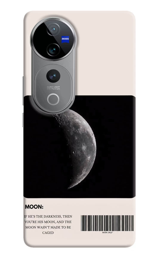 Moon Phase Vivo V40 Pro 5G Hard Case Back Cover by Casekaro