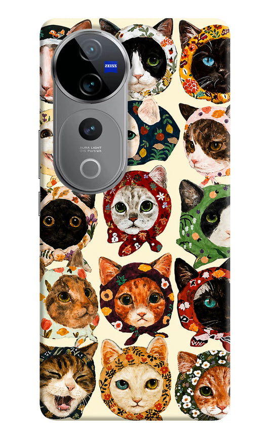 Cool Cat Vivo V40 Pro 5G Hard Case Back Cover by Casekaro
