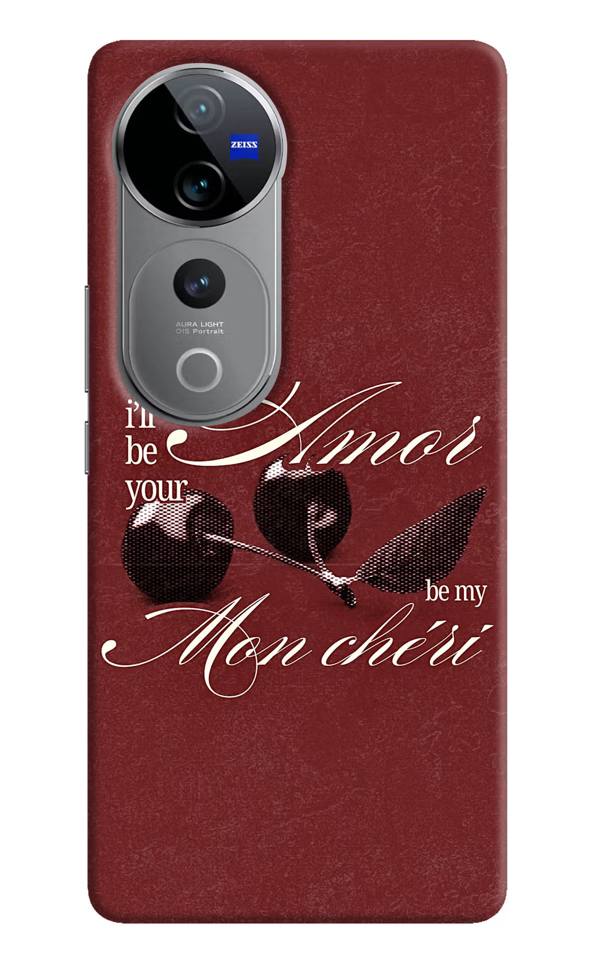 Velvet Cherry Vivo V40 Pro 5G Back Cover