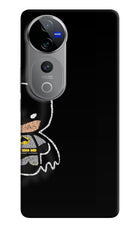 Bat Kitty Vivo V40 Pro 5G Hard Case Back Cover by Casekaro