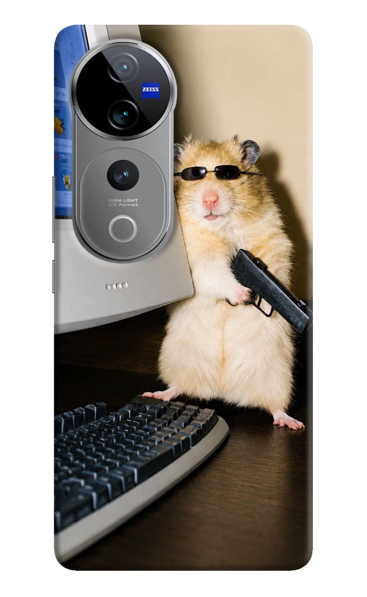 Hacker Hamster Vivo V40 Pro 5G Back Cover
