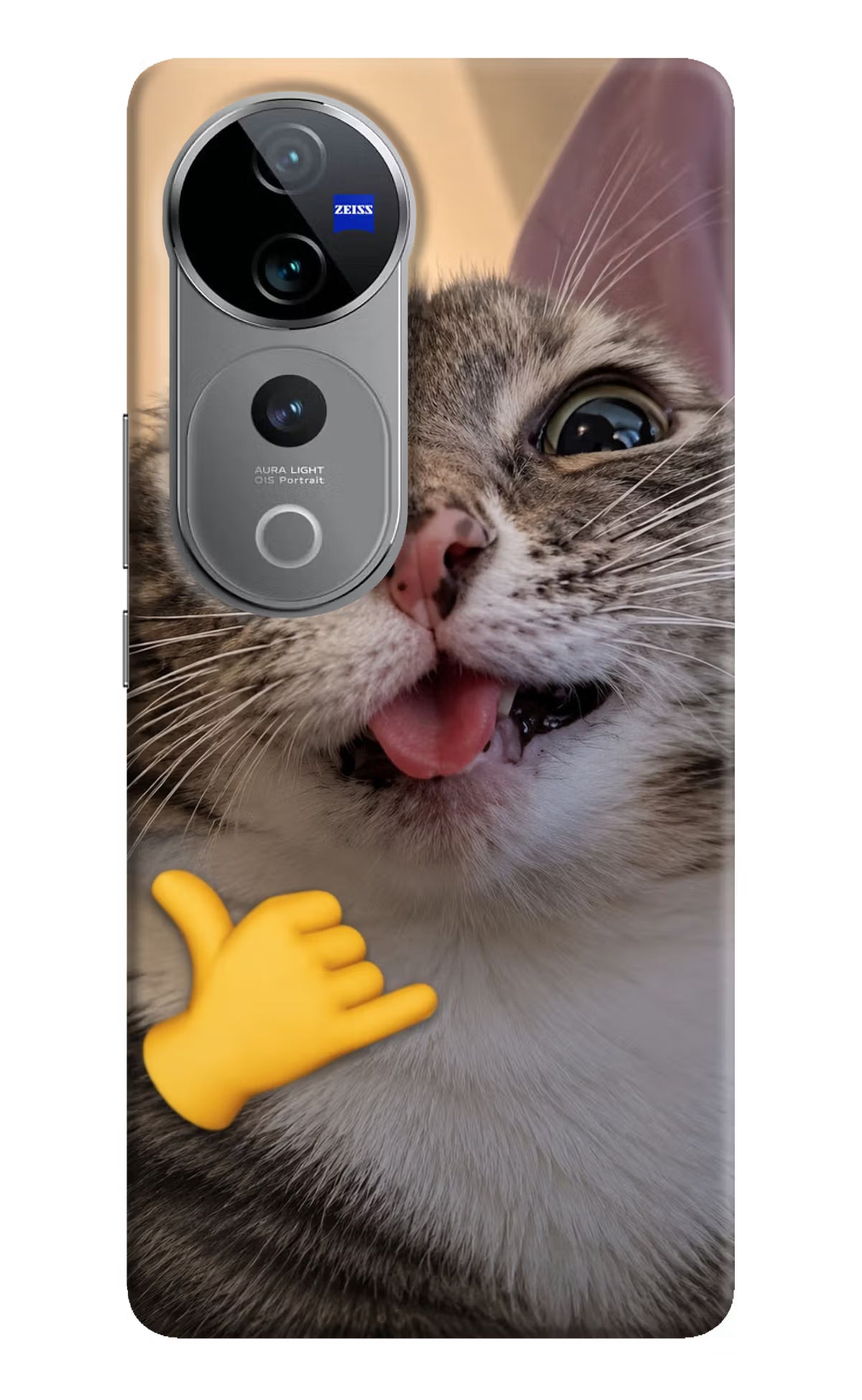 Silly Cat Call Vivo V40 Pro 5G Back Cover