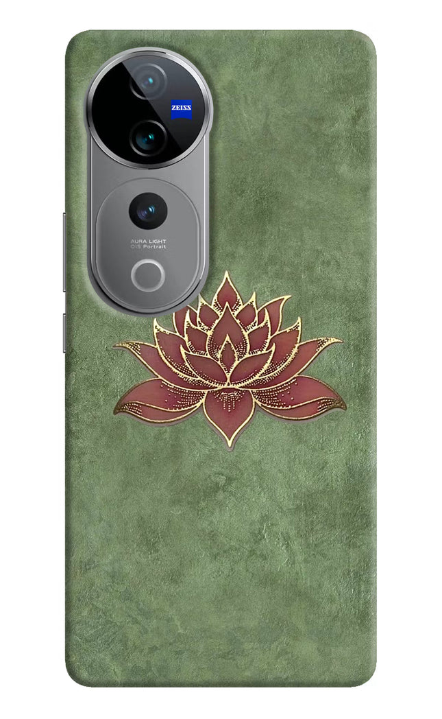 Lotus Grace Vivo V40 Pro 5G Hard Case Back Cover by Casekaro