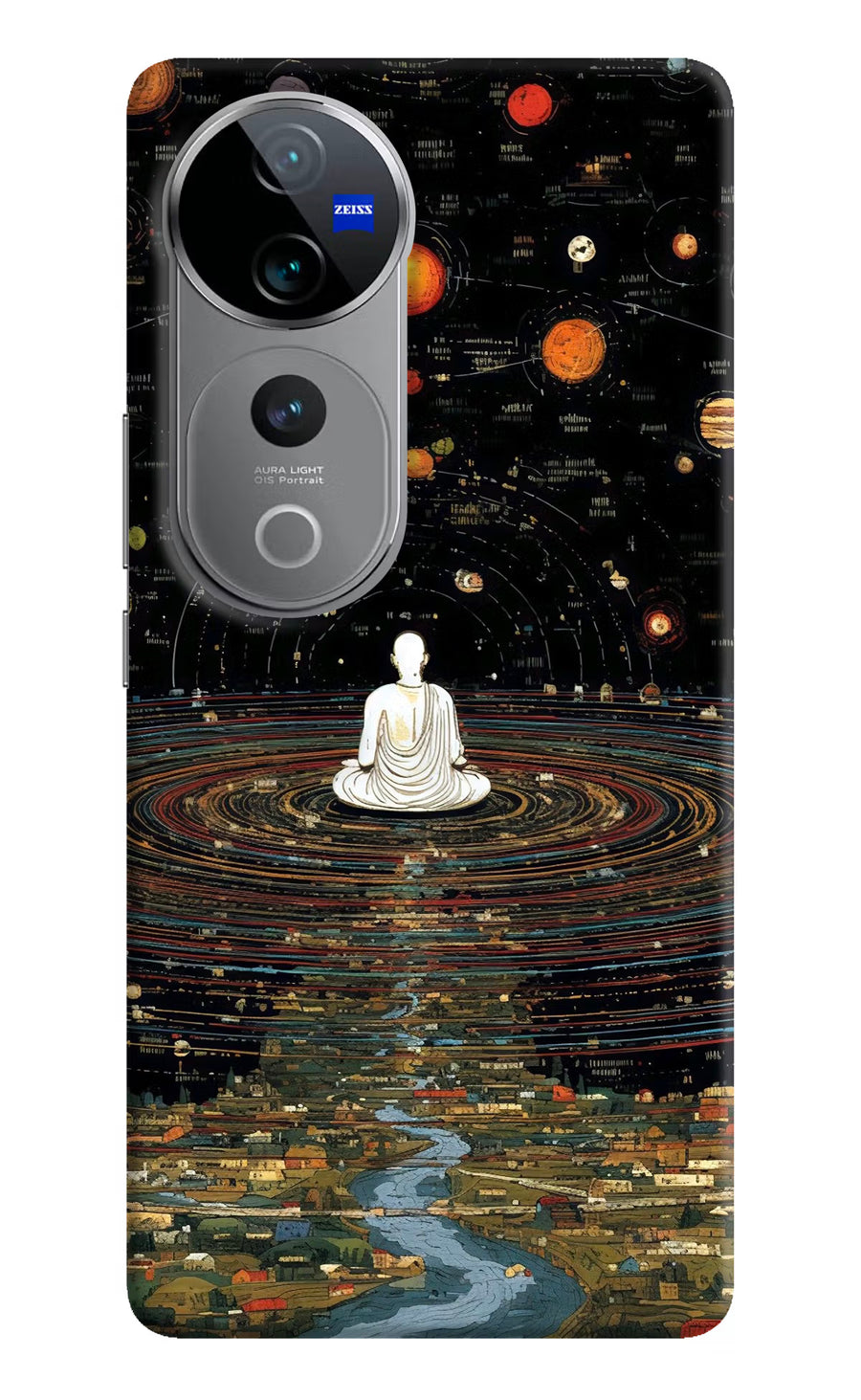 Space Monk Vivo V40 Pro 5G Back Cover, Hard case