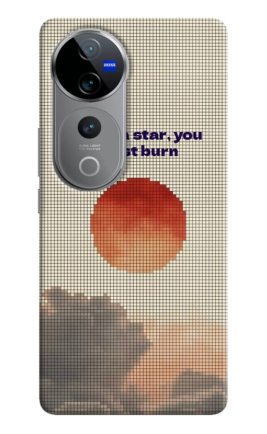 Pixel Sun Vivo V40 Pro 5G Back Cover, Hard case