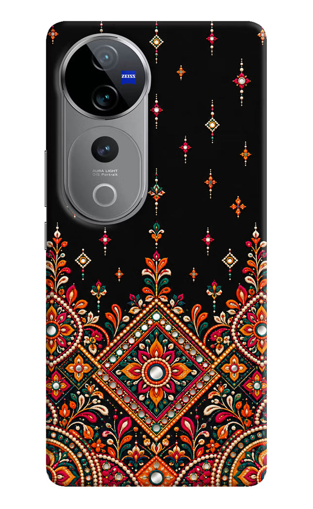 Noir Mehfil Vivo V40 Pro 5G Hard Case Back Cover by Casekaro
