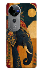 Royal Elephant Vivo V40 Pro 5G Hard Case Back Cover by Casekaro