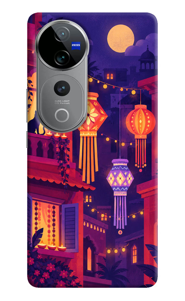 Lantern Lane Vivo V40 Pro 5G Hard Case Back Cover by Casekaro
