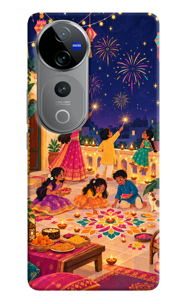 Diwali Night Vivo V40 Pro 5G Hard Case Back Cover by Casekaro