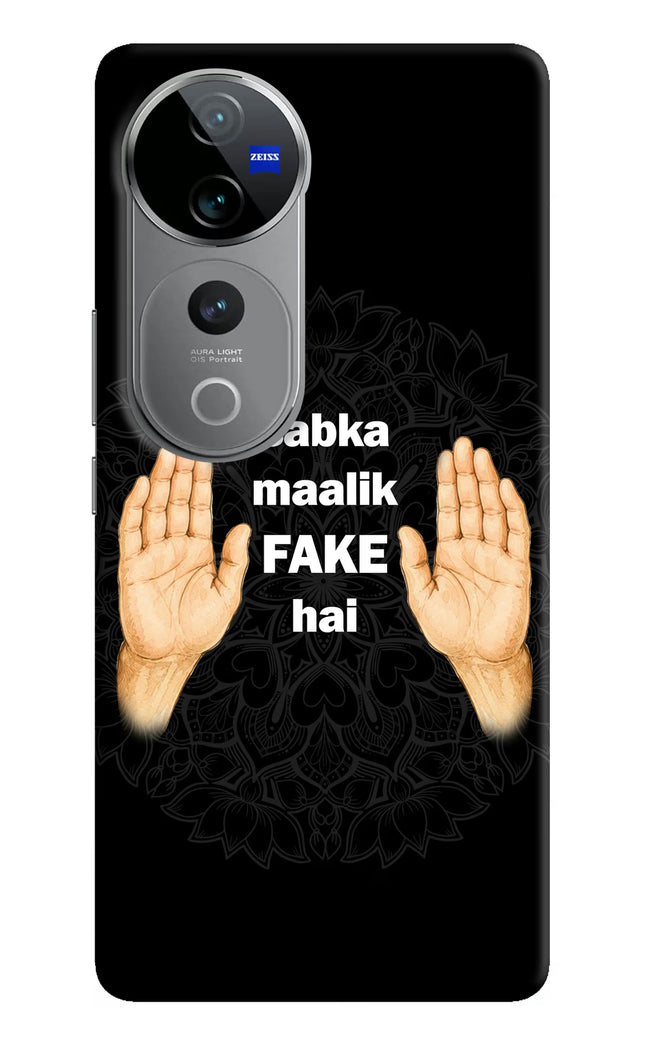 Sabka Malik Fake Vivo V40 Pro 5G Hard Case Back Cover by Casekaro