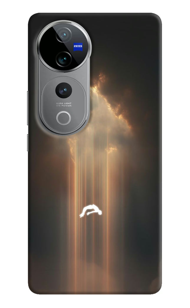 Heavenly Beam Vivo V40 Pro 5G Hard Case Back Cover by Casekaro