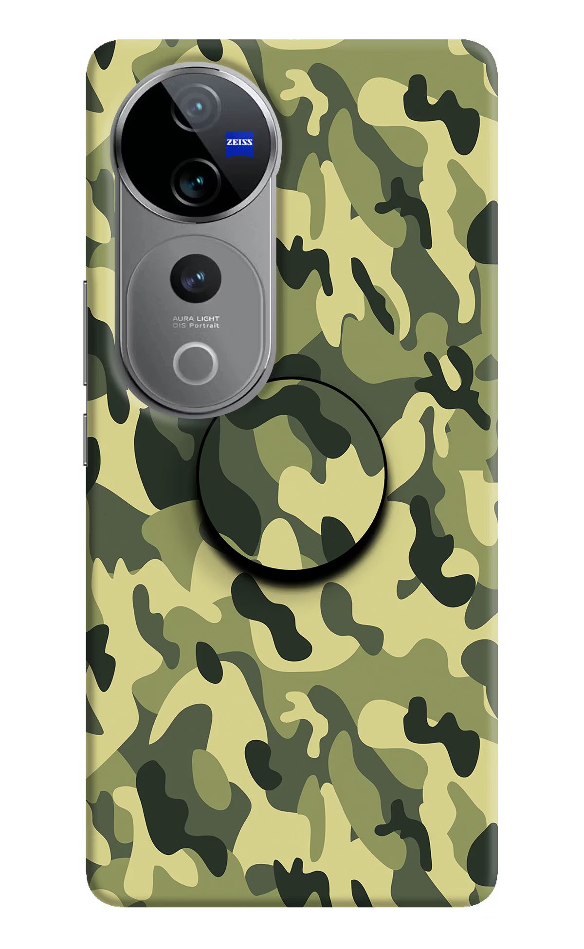 Camouflage Vivo V40 Pro 5G Pop Case by Casekaro