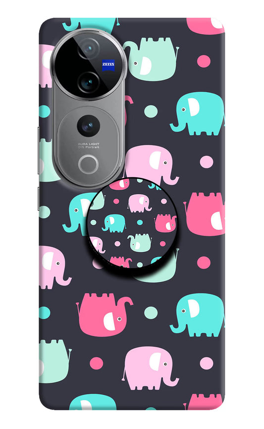 Baby Elephants Vivo V40 Pro 5G Pop Case by Casekaro